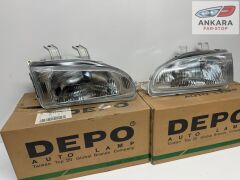 HONDA CİVİC HATCHBACK 1992-1995 ÖN FAR LAMBASI SAĞ-SOL TAKIM (EG KASA HATCHBACK-2 FAR DEPO)