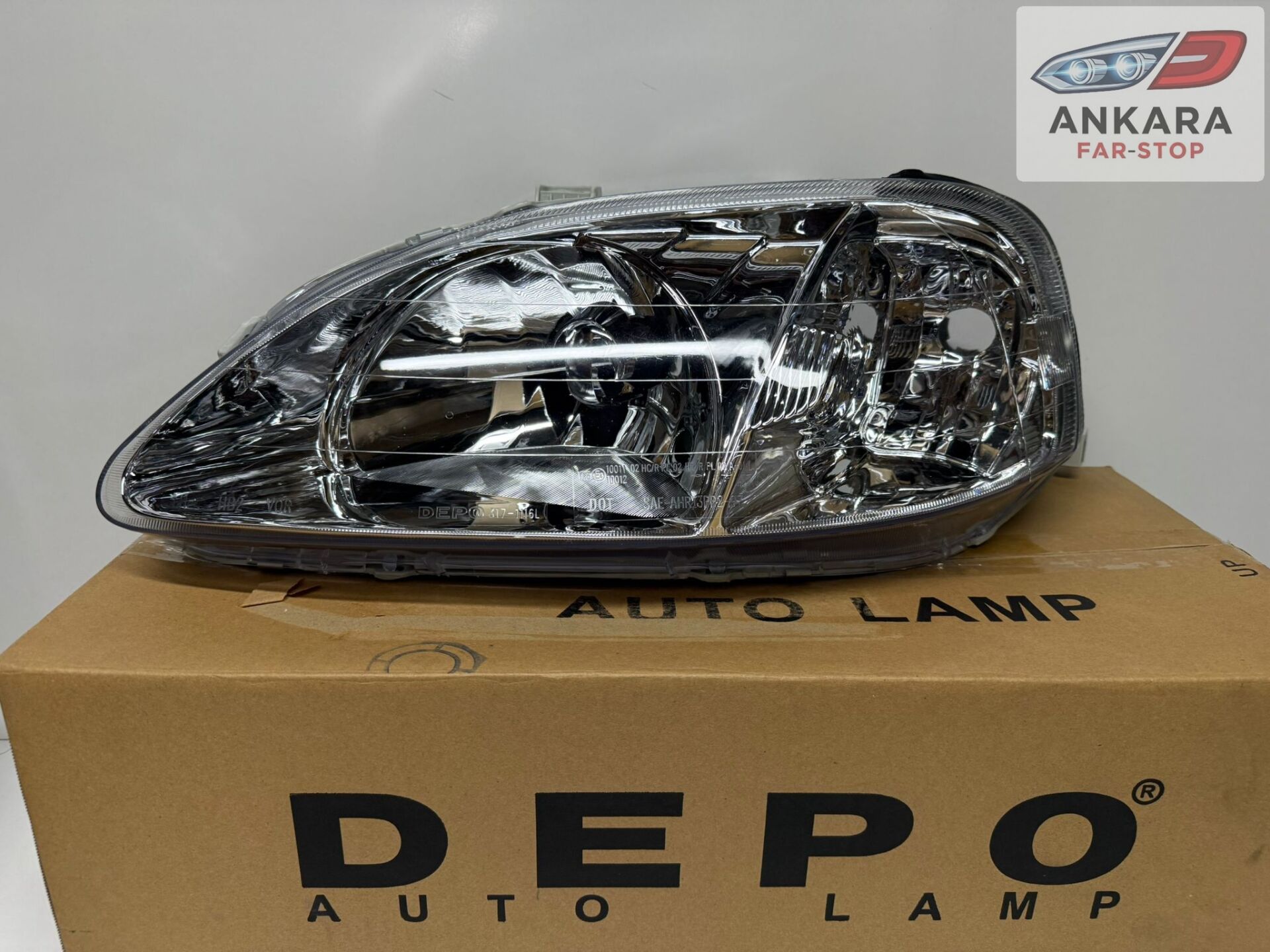 HONDA CİVİC İES MAKYAJLI KASA HATCHBACK 1999-2001 FAR LAMBASI SOL (MAKYAJLI KASA-SOL FAR-DEPO MARKA)