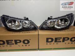 HONDA CİVİC FD6 2007-2009 MAKYAJSIZ KASA FAR LAMBASI SAĞ-SOL TAKIM SEDAN (XENONSUZ TİP-2 FAR-DEPO)