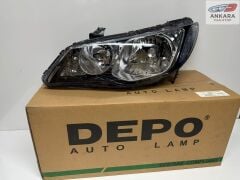 HONDA CİVİC FD6 2007-2009 MAKYAJSIZ KASA FAR LAMBASI SOL SEDAN (XENONSUZ TİP-SOL FAR-DEPO MARKA)