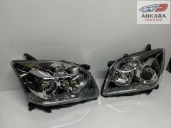 TOYOTA AVENSİS 2006 - 2008 FAR LAMBASI SAĞ-SOL TAKIM (ZENONLU TİP - SAĞ-SOL TAKIM-2 FAR)