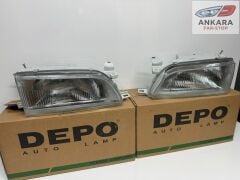 TOYOTA COROLLA 1993 - 1998 EFSANE KASA FAR LAMBASI SAĞ-SOL TAKIM (EFSANE KASA SAĞ-SOL 2 FAR DEPO)