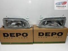 TOYOTA COROLLA 1993 - 1998 EFSANE KASA FAR LAMBASI SAĞ-SOL TAKIM (EFSANE KASA SAĞ-SOL 2 FAR DEPO)
