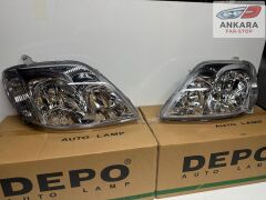 TOYOTA COROLLA 2002-2006 SEDAN FAR LAMBASI SAĞ-SOL TAKIM (SEDAN SOL KASA-SAĞ -SOL 2 FAR-DEPO)