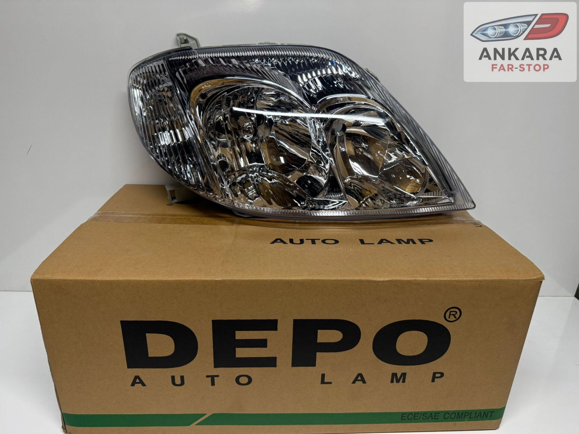 TOYOTA COROLLA 2002 - 2006 SEDAN FAR LAMBASI SAĞ (SEDAN SOL KASA - SAĞ FAR - DEPO MARKA)