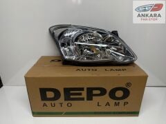 TOYOTA COROLLA 2004-2006 HATCHBACK FAR LAMBASI SAĞ (HATCHBACK DAMLA FAR-ÖN SAĞ-DEPO MARKA)