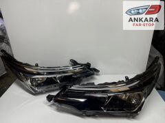 TOYOTA COROLLA 2016-2018 FAR LAMBASI SAĞ-SOL TAKIM (NİKELAJ FAR KAŞI İLE BİRLİKTE-SAĞ-SOL 2 FAR)