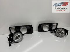 HONDA CİVİC 1991-2001 MAKYAJLI SİS LAMBA TAKIMI VE SİS KAPAK TAKIMI (ÖN TAKIM SAĞ-SOL 2 SİS-2 KAPAK)