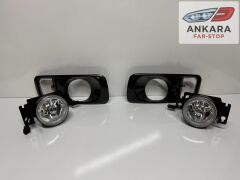 HONDA CİVİC 1991-2001 MAKYAJLI SİS LAMBA TAKIMI VE SİS KAPAK TAKIMI (ÖN TAKIM SAĞ-SOL 2 SİS-2 KAPAK)