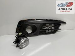 HONDA CİVİC FC5 2016-2019 MAKYAJSIZ SİS LAMBA VE KAPAK TAKIMI ÖN SAĞ (KROM KAPAK+LEDLİ SAĞ ÖN SİS)