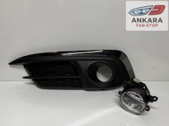 HONDA CİVİC FC5 2016-2019 MAKYAJSIZ SİS LAMBA VE KAPAK TAKIMI ÖN SOL (KROM KAPAK+LEDLİ SOL ÖN SİS)