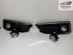 HONDA CİVİC FC5 2019-2021 MAKYAJLI SİS LAMBA VE KAPAK TAKIM (KROM-ÖN SAĞ-SOL LEDLİ 2 SİS-2 KAPAK)