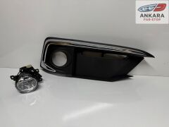 HONDA CİVİC FC5 2019-2021 MAKYAJLI SİS LAMBA VE KAPAK TAKIMI ÖN SAĞ (KROM KAPAK+LEDLİ SAĞ ÖN SİS)