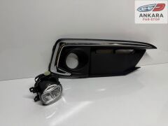 HONDA CİVİC FC5 2019-2021 MAKYAJLI SİS LAMBA VE KAPAK TAKIMI ÖN SAĞ (KROM KAPAK+LEDLİ SAĞ ÖN SİS)