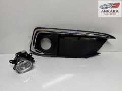 HONDA CİVİC FC5 2019-2021 MAKYAJLI SİS LAMBA VE KAPAK TAKIMI ÖN SAĞ (KROM KAPAK+LEDLİ SAĞ ÖN SİS)