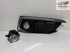 HONDA CİVİC FC5 2019-2021 MAKYAJLI SİS LAMBA VE KAPAK TAKIMI ÖN SAĞ (KROM KAPAK+LEDLİ SAĞ ÖN SİS)