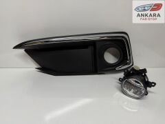 HONDA CİVİC FC5 2019-2021 MAKYAJLI SİS LAMBA VE KAPAK TAKIMI ÖN SOL (KROM KAPAK+LEDLİ SOL ÖN SİS)