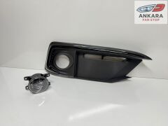 HONDA CİVİC FC5 2019-2021 MAKYAJLI SİS LAMBA VE KAPAK TAKIM ÖN SAĞ (SİYAH KAPAK+LEDLİ SAĞ ÖN SİS)
