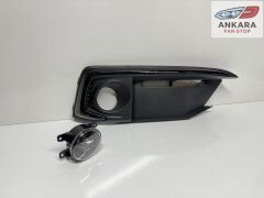 HONDA CİVİC FC5 2019-2021 MAKYAJLI SİS LAMBA VE KAPAK TAKIM ÖN SAĞ (SİYAH KAPAK+LEDLİ SAĞ ÖN SİS)