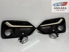 HONDA CİVİC 2016-2021 HATCHBACK SİS LAMBA VE KAPAK TAKIMI (HATCHBACK-ÖN SAĞ-SOL LEDLİ 2 SİS-2 KAPAK)