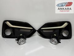 HONDA CİVİC 2016-2021 HATCHBACK SİS LAMBA VE KAPAK TAKIMI (HATCHBACK-ÖN SAĞ-SOL LEDLİ 2 SİS-2 KAPAK)