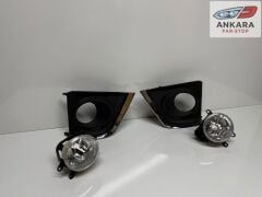 TOYOTA COROLLA 2013 - 2015 SİS LAMBA VE KAPAK TAKIMI (KROM TİP ÖN SAĞ-SOL 2 SİS-SAĞ-SOL 2 KAPAK)