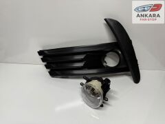 TOYOTA COROLLA 2016-2018 MAKYAJLI KASA SİS LAMBA VE SİS KAPAK ÖN SOL (SİYAH ÖN SOL SİS VE KAPAK)