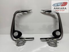 TOYOTA COROLLA 2019-2025 SEDAN SİS LAMBA VE KAPAK TAKIMI (LEDLİ SAĞ-SOL 2 SİS-KOYU GRİ 2 KAPAK)