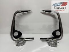 TOYOTA COROLLA 2019-2025 SEDAN SİS LAMBA VE KAPAK TAKIMI (LEDLİ SAĞ-SOL 2 SİS-KOYU GRİ 2 KAPAK)