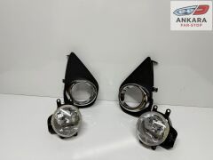 TOYOTA YARİS 2014 - 2016 SİS LAMBA VE KAPAK TAKIMI ÖN (ÖN SAĞ-SOL 2 SİS - ÖN SAĞ-SOL 2 KAPAK)