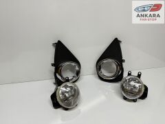 TOYOTA YARİS 2014 - 2016 SİS LAMBA VE KAPAK TAKIMI ÖN (ÖN SAĞ-SOL 2 SİS - ÖN SAĞ-SOL 2 KAPAK)