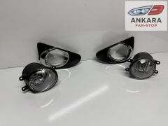 TOYOTA YARİS 2012 - 2014 SİS LAMBA VE KAPAK TAKIMI ÖN (ÖN SAĞ-SOL 2 SİS - ÖN SAĞ-SOL 2 KAPAK)